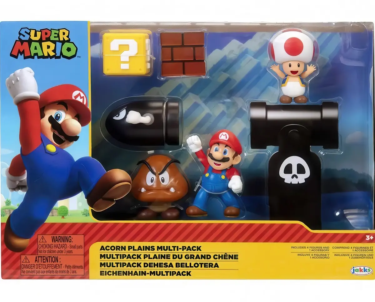 Nintendo Super Mario Acorn Plains Figure Set 1
