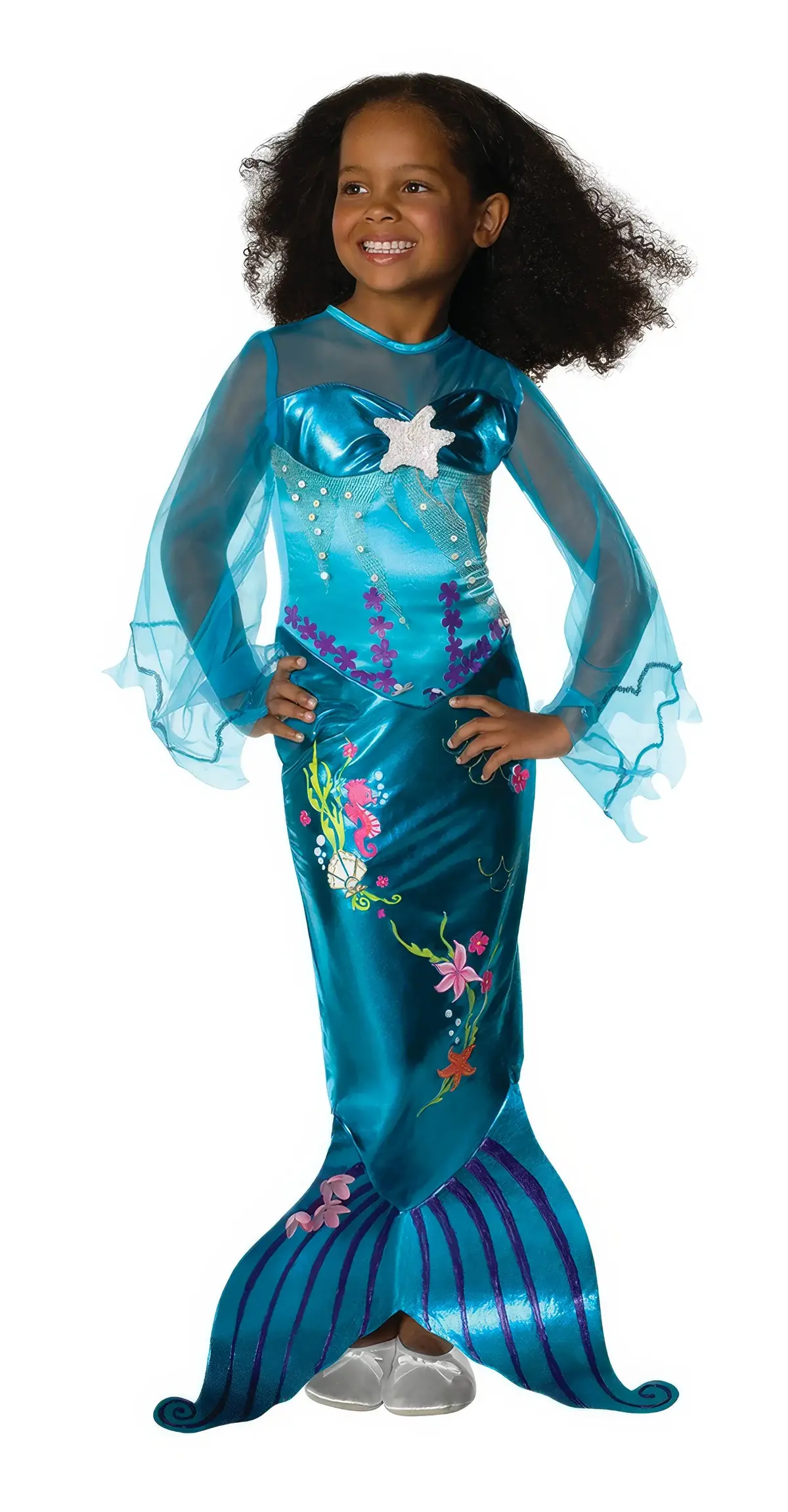 Blue Mermaid Dress - Size M 1