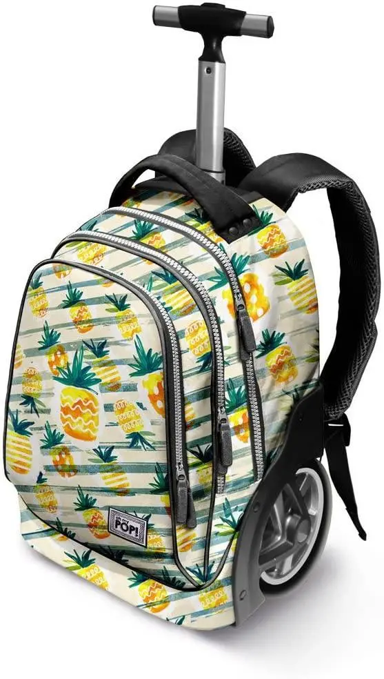 Oh My Pop! Ananas-Gt School Trolley Backpack Casual Daypack 51Cm 1