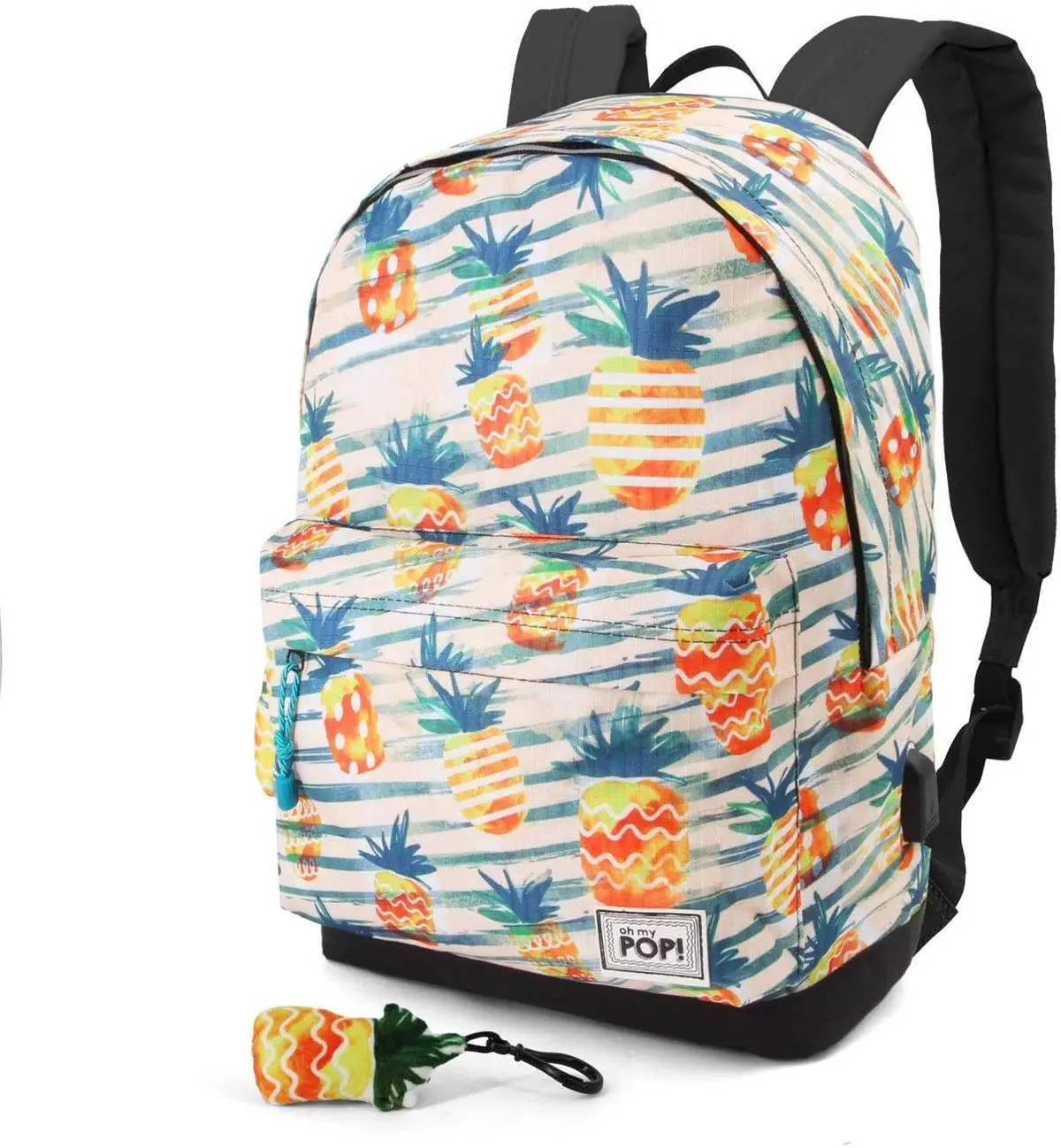 Oh My Pop Ananas-Hs Backpack School Daypack, 42Cm School Bags 1