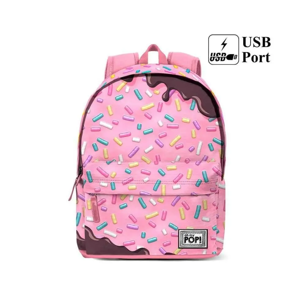 Oh My Pop Sprinkles School Backpack 44Cm Pink Bags 1