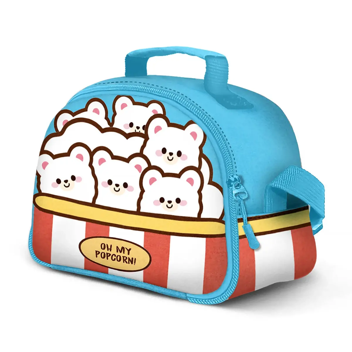 Oh My Pop! Blue Thermal Lunch Bag Oh My Pop! Popcorn 1