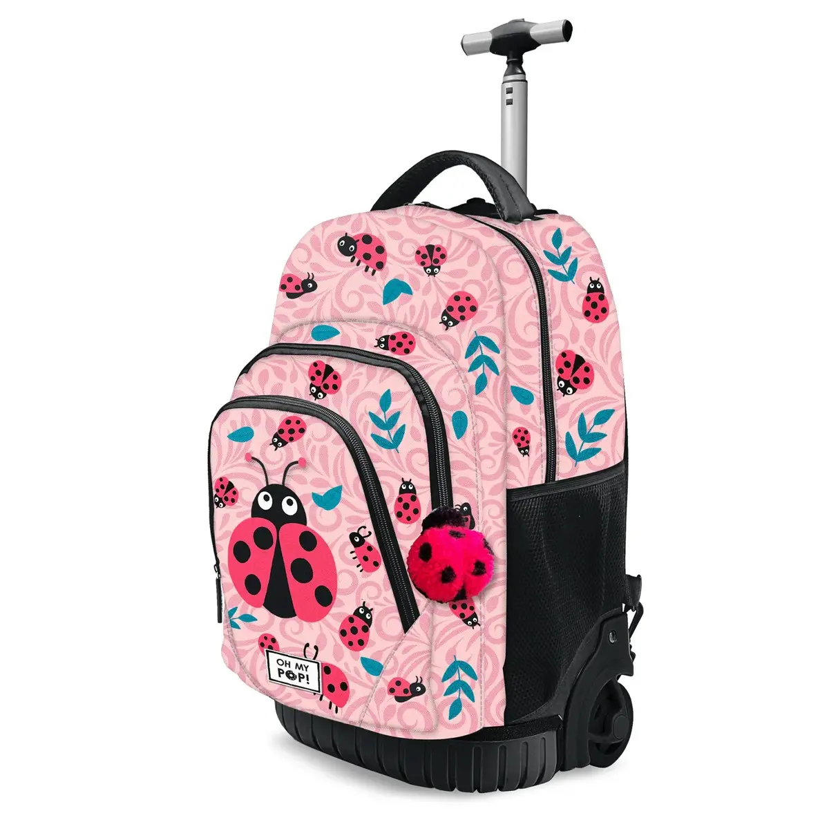Oh My Pop! Rose Gts Fan Rolling Backpack Ladybug 1