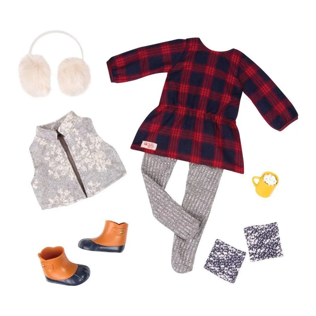 Our Generation Bd30318 Cocoa Cozy Dolls Outfit For 18-Inch Dolls 1
