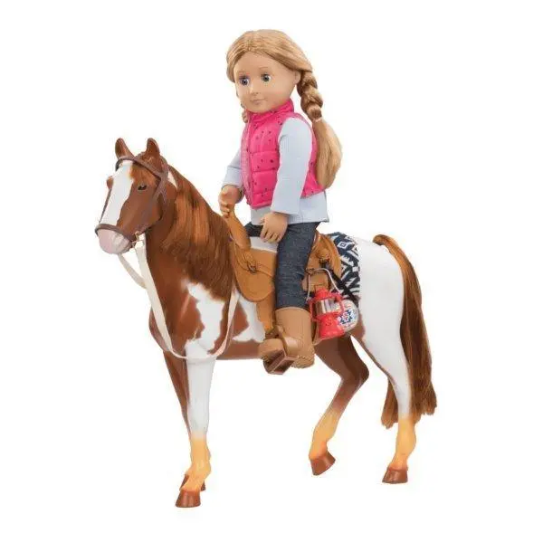 Our Generation Bd38017 Pinto Toy Horse Dolls 1