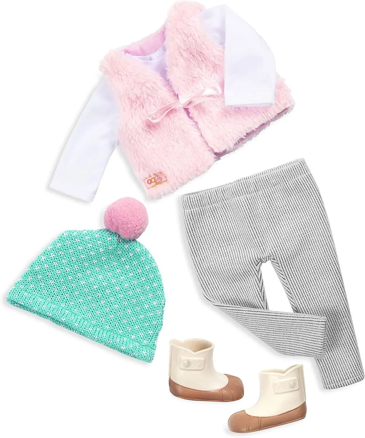 Our Generation Classic Clothing - Vest And Hat Outfit 1