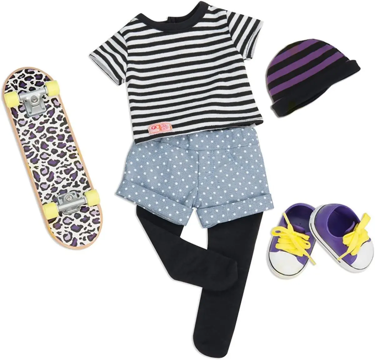 Our Generation Classic Doll Outfit - Skateboard Girl Outfit 1