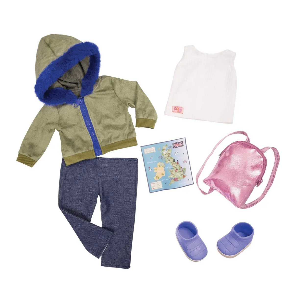 Our Generation Deluxe Outfit Bd30403z For Travelling And Hiking 1