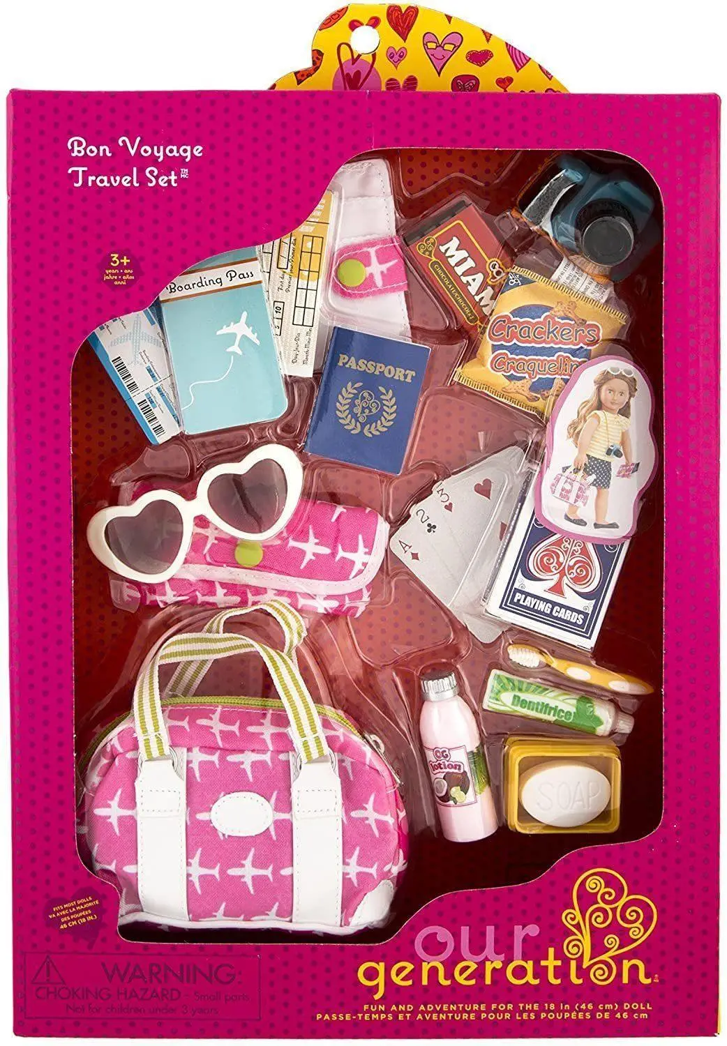 Our Generation Dolls Bon Voyage Travel Set Accessories Playset 1