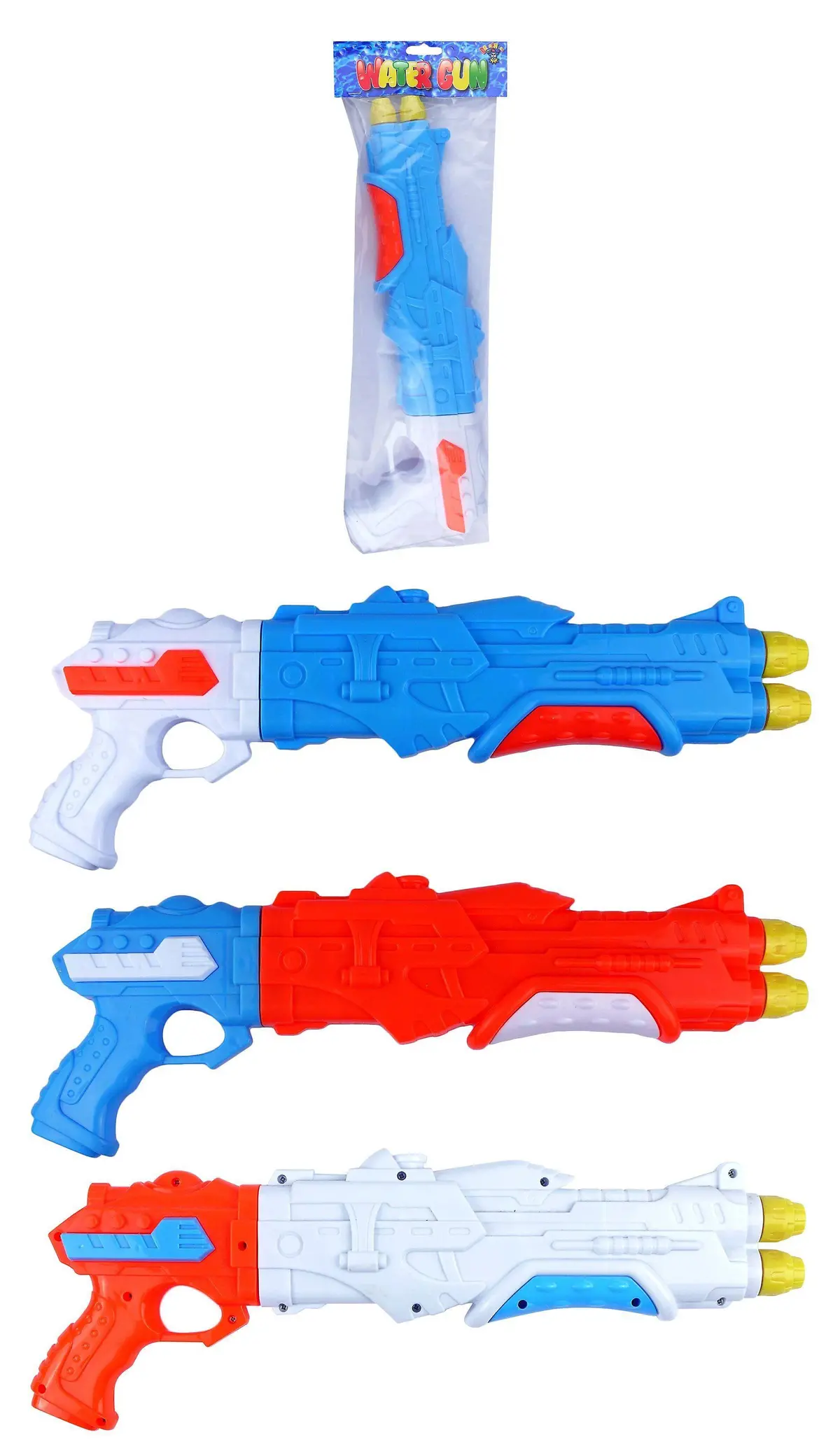 Outdoor Water Splash Gun Space Pump 40Cm - 3 Colours Assorted 1