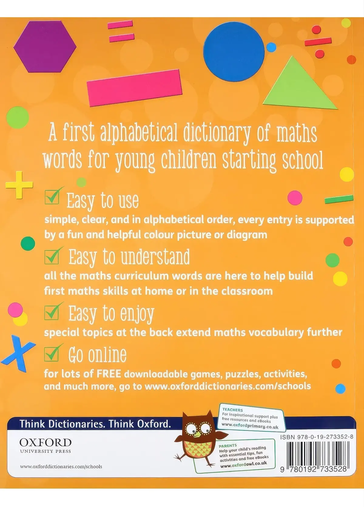 Oxford First Illustrated Maths Dictionary Paperback 2