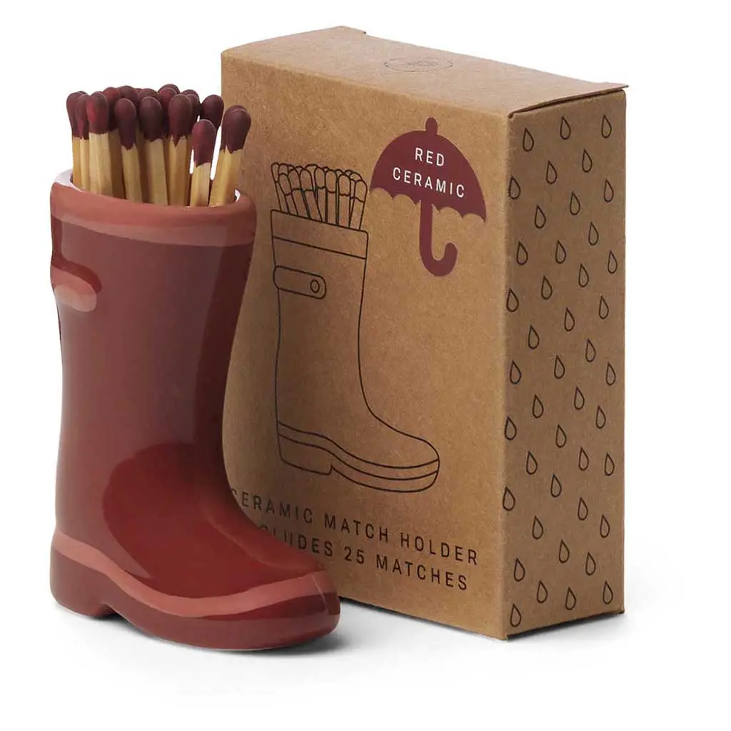 Wellington Boot Matches Holder 1