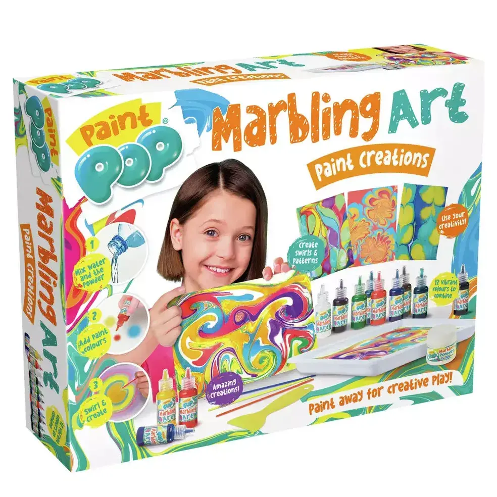 Paint Pop Marbling Set 12 Paints 1