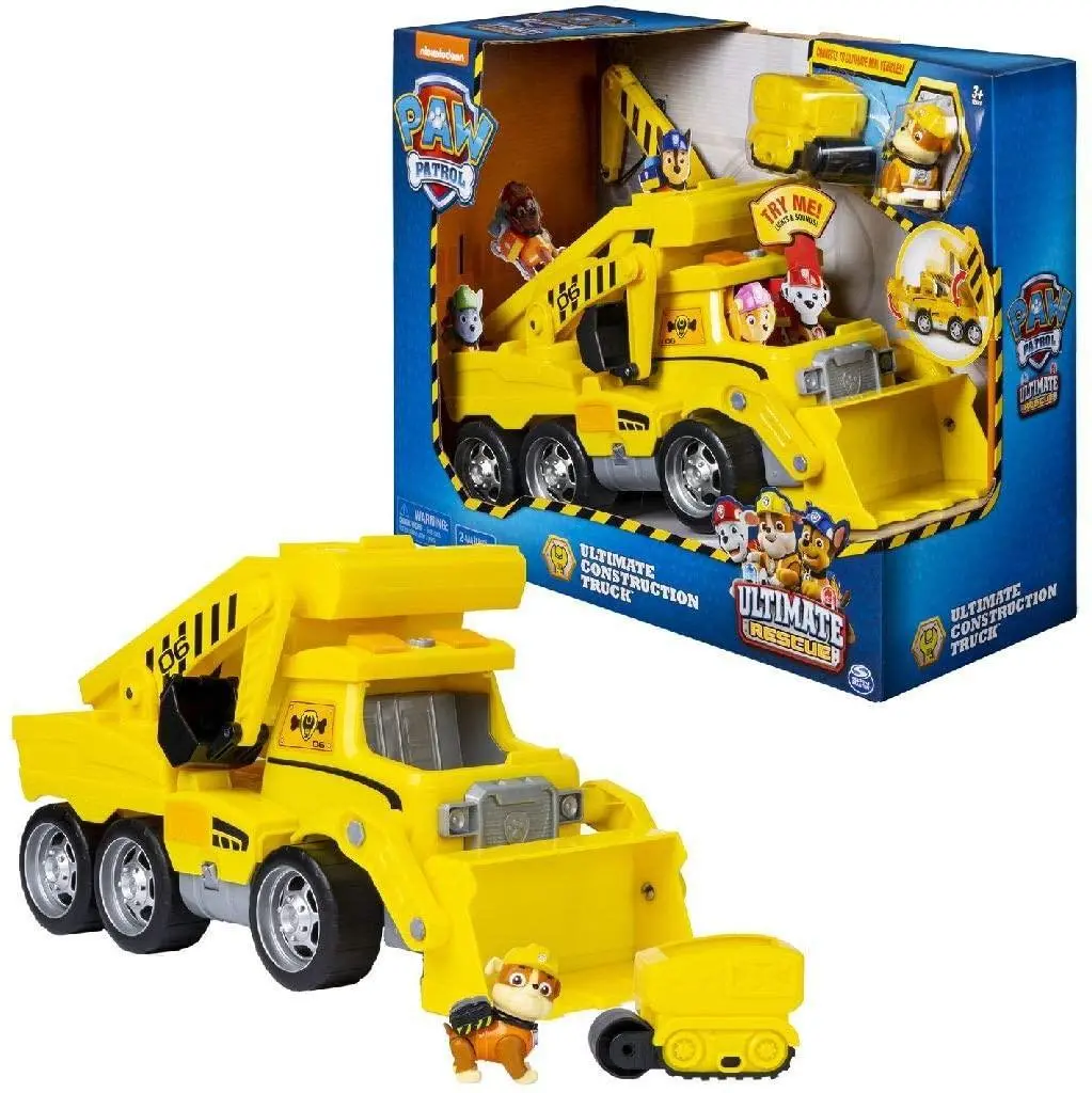 Paw Patrol Ultimate Rescue Construction Truck Cars 1