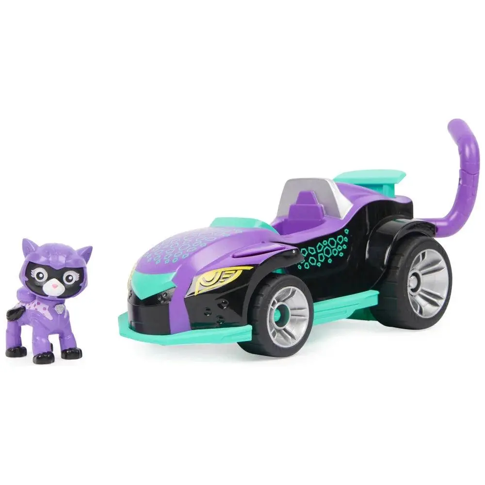 Paw Patrol, Cat Pack, Shade's Transforming Toy Car With Action Figure 1