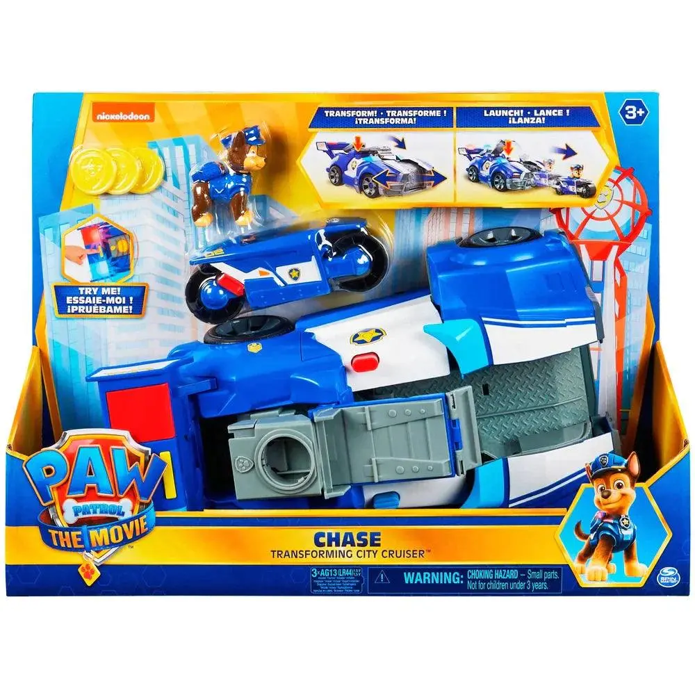 Paw Patrol Chase's 2-In-1 Transforming Movie City Cruiser 1