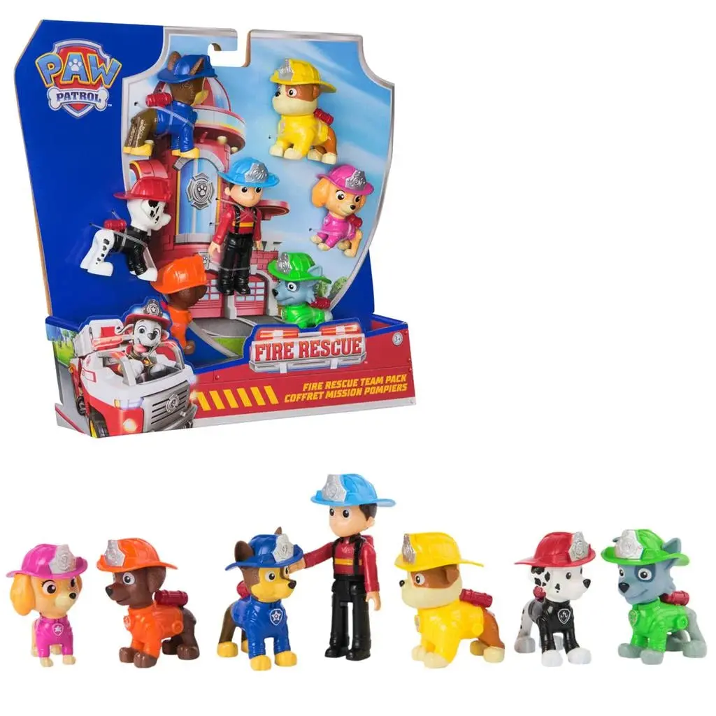 Paw Patrol Fire Rescue 7 Figures Gift Pack 1