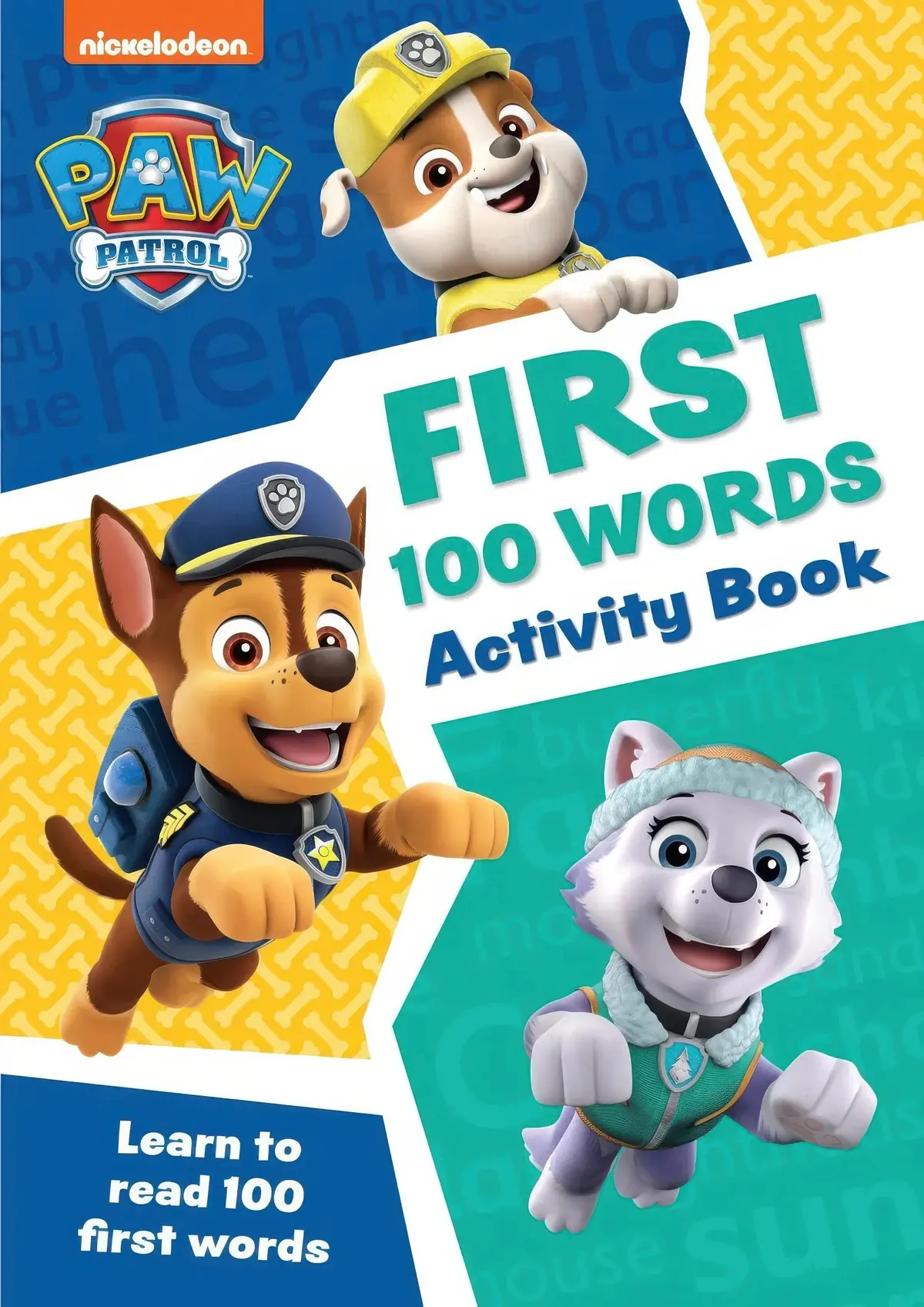 Paw Patrol First 100 Words Activity Book 1