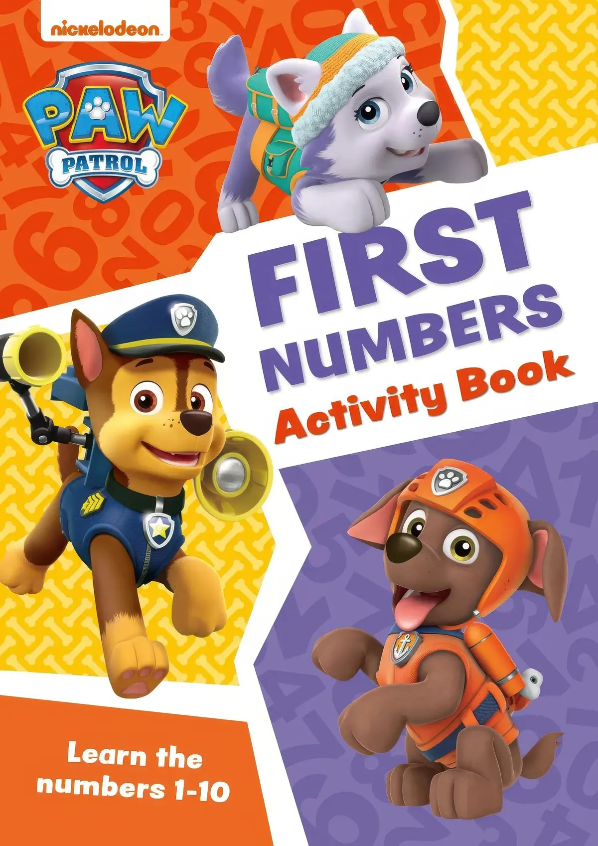 Paw Patrol First Numbers Activity Book 1