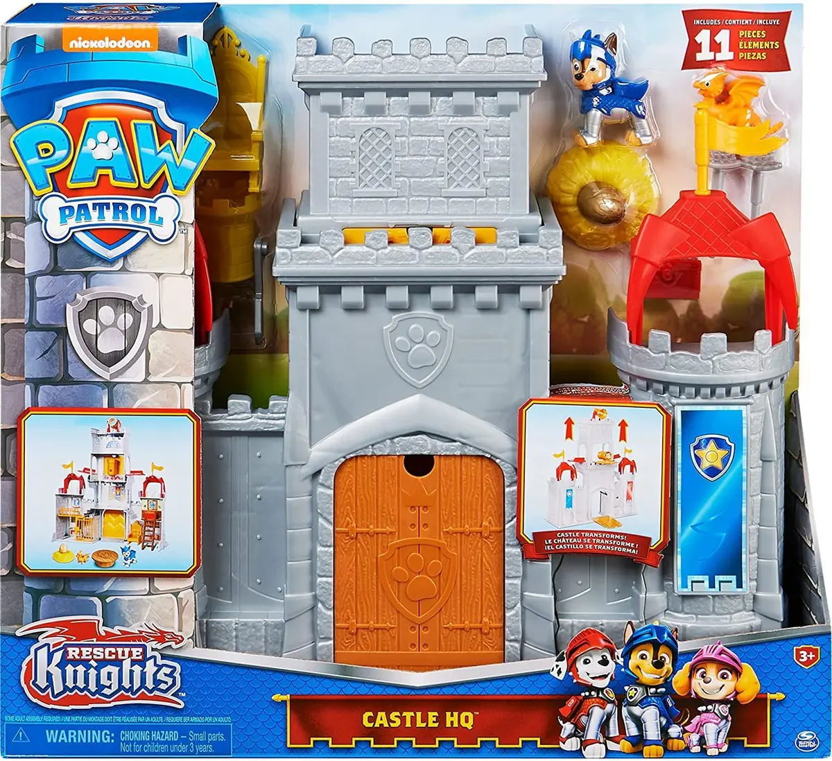 Paw Patrol Rescue Knights Castle Hq Transforming Playset 1
