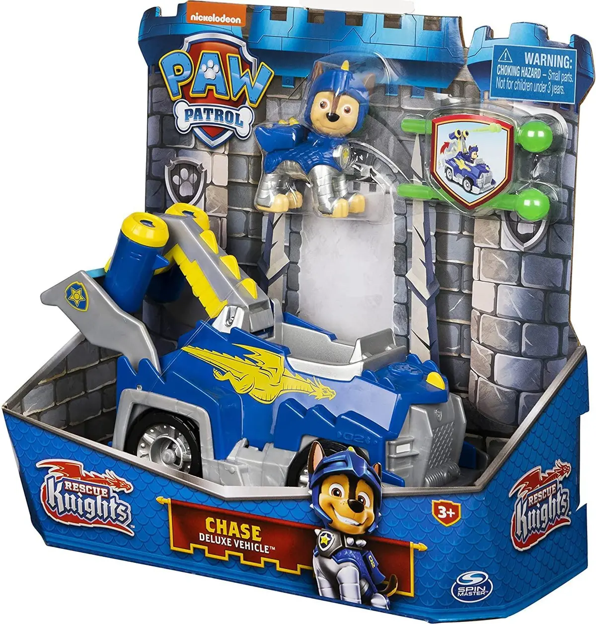 Paw Patrol Rescue Knights Chase Transforming Car 2