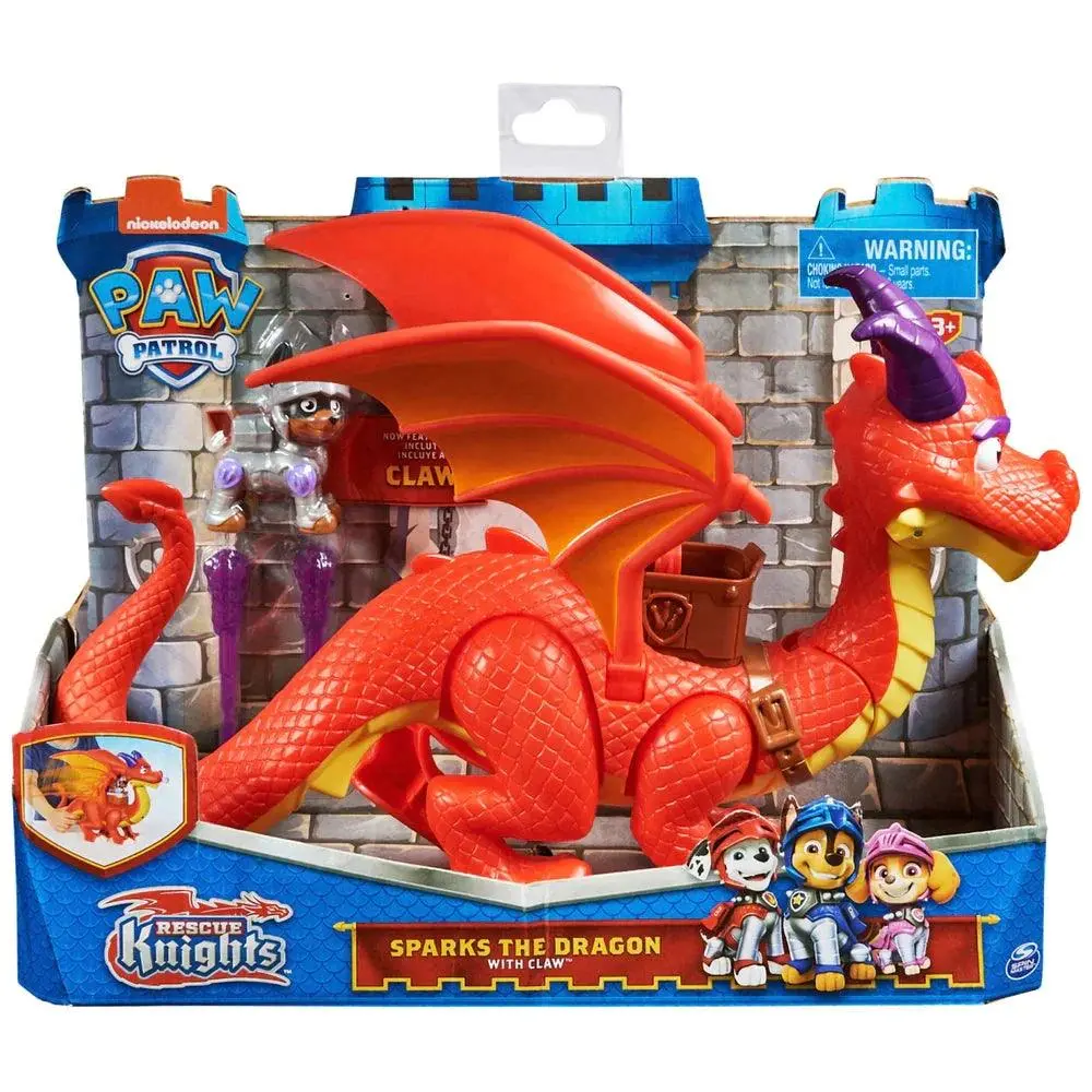 Paw Patrol Rescue Knights Sparks The Dragon With Super Wings And Pup Claw 1
