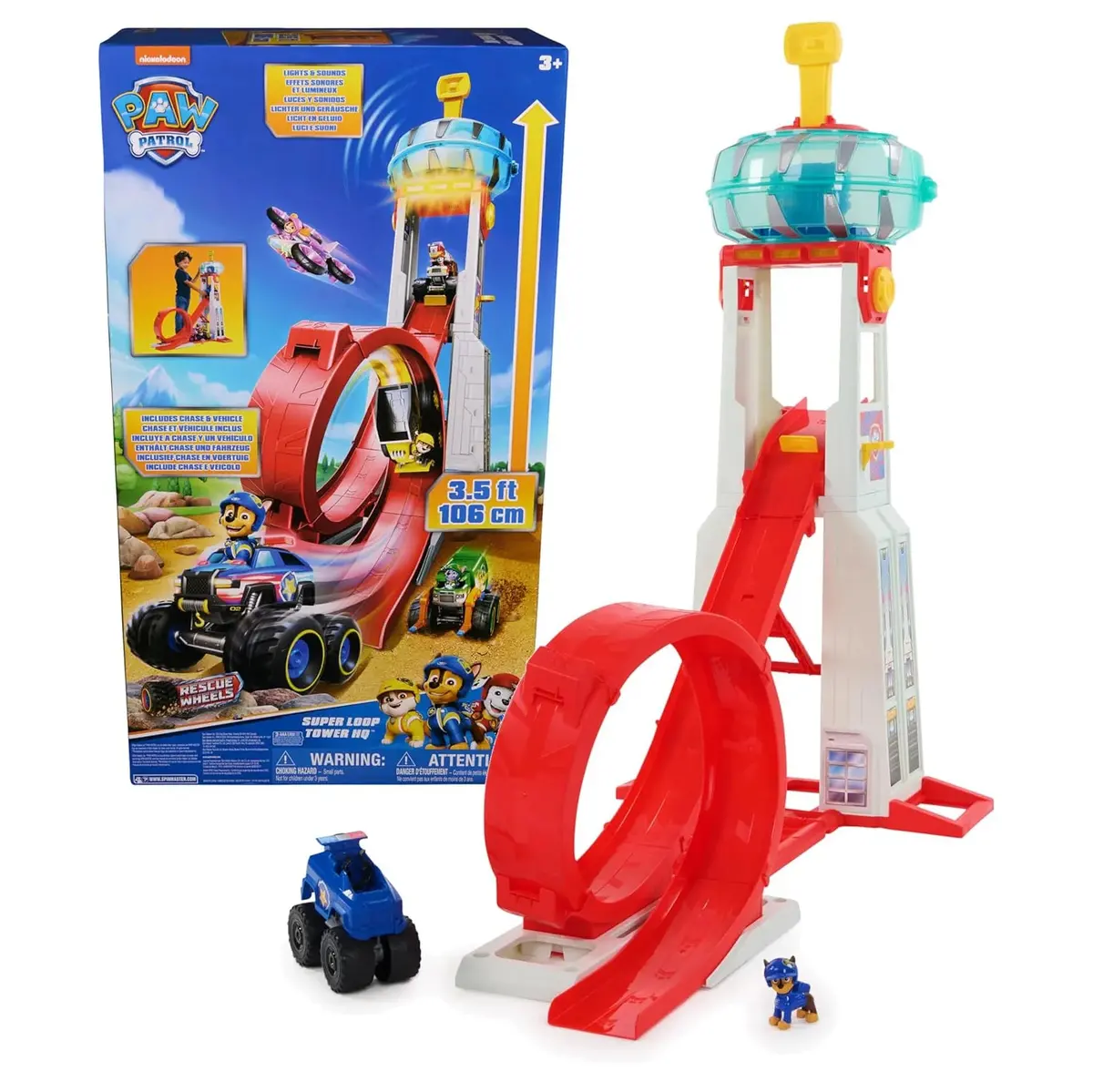 Paw Patrol Rescue Wheels Super Loop Tower Hq Playset 1