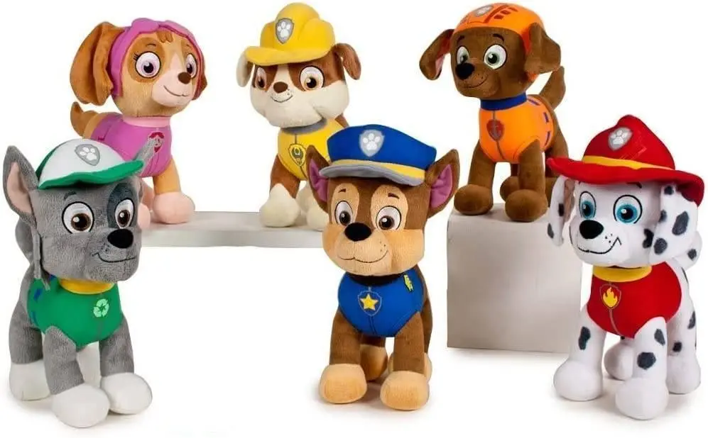 Paw Patrol Rubble Soft Toy 30Cm 2