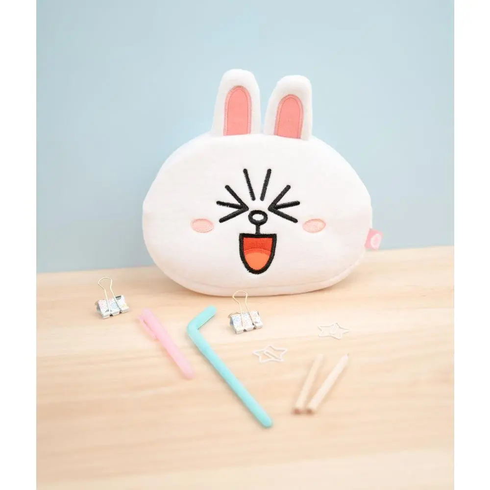 Pencil Case Plush Line Friends Cony 2