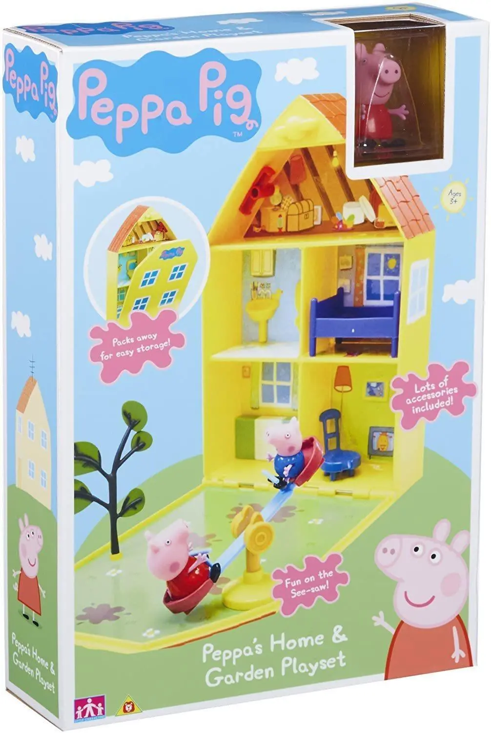 Peppa Pig 06156 Peppa's House & Garden Playset 1