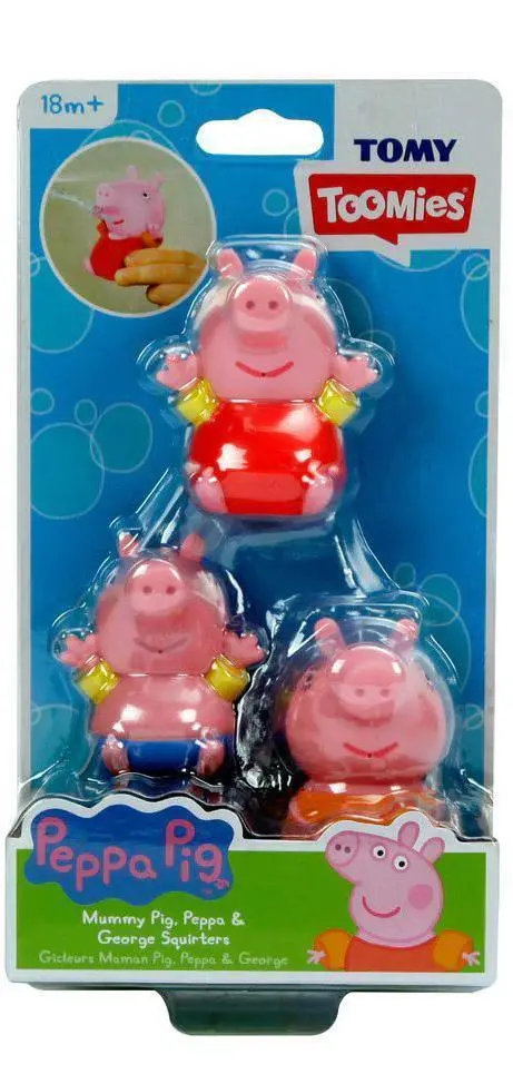 Peppa Pig Family Bath Squirters - Assorted 1