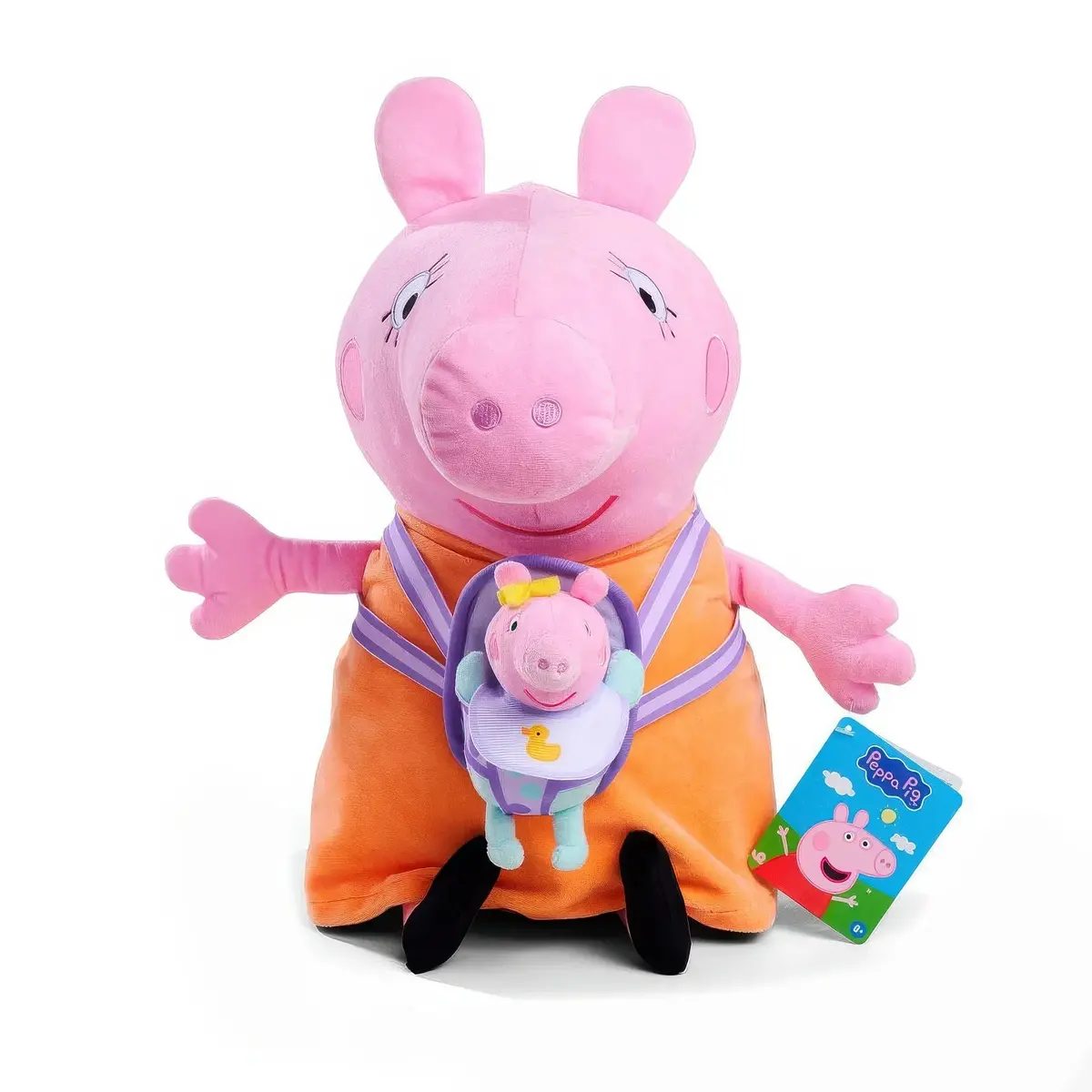Peppa Pig Mummy Pig With Evie Plush Toy 33Cm 🐷 1