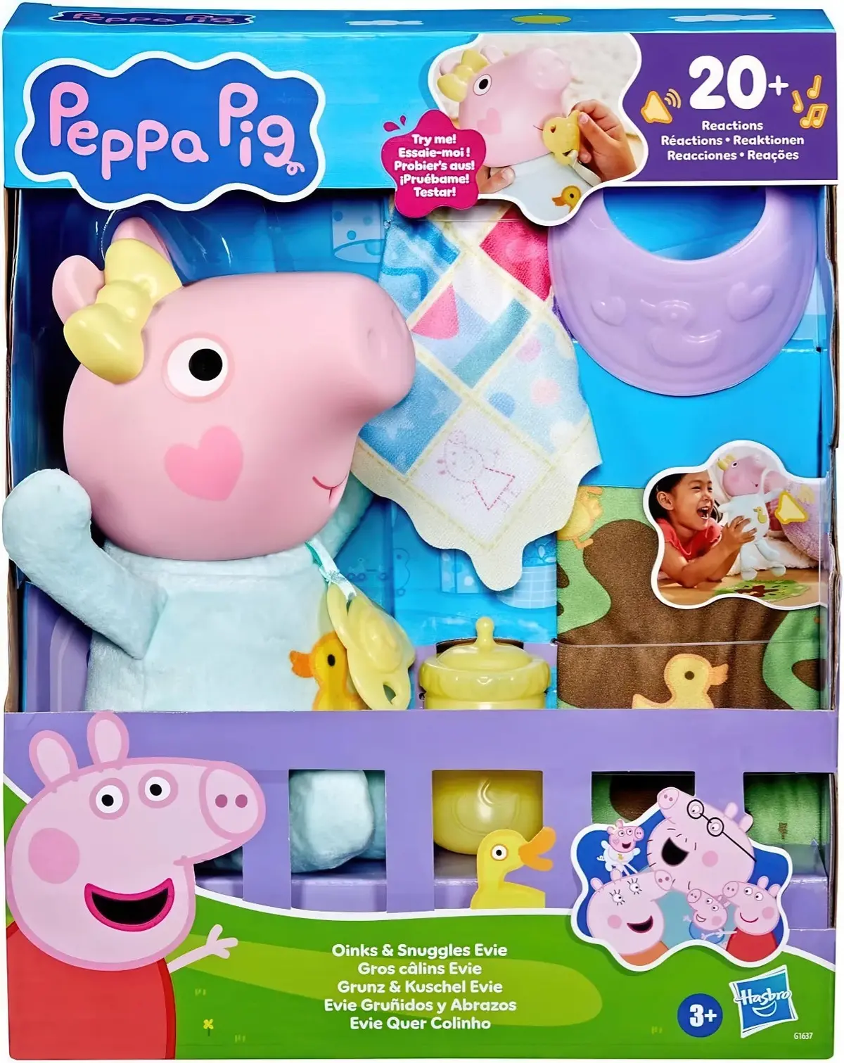 Peppa Pig Oinks And Snuggles Evie Interactive Baby Doll 2