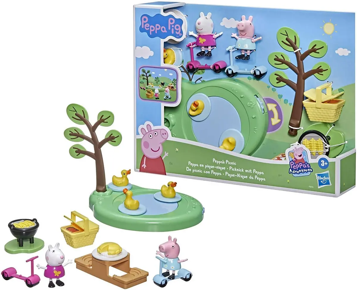 Peppa Pig Peppa's Adventures Peppa's Picnic Playset Toy 1