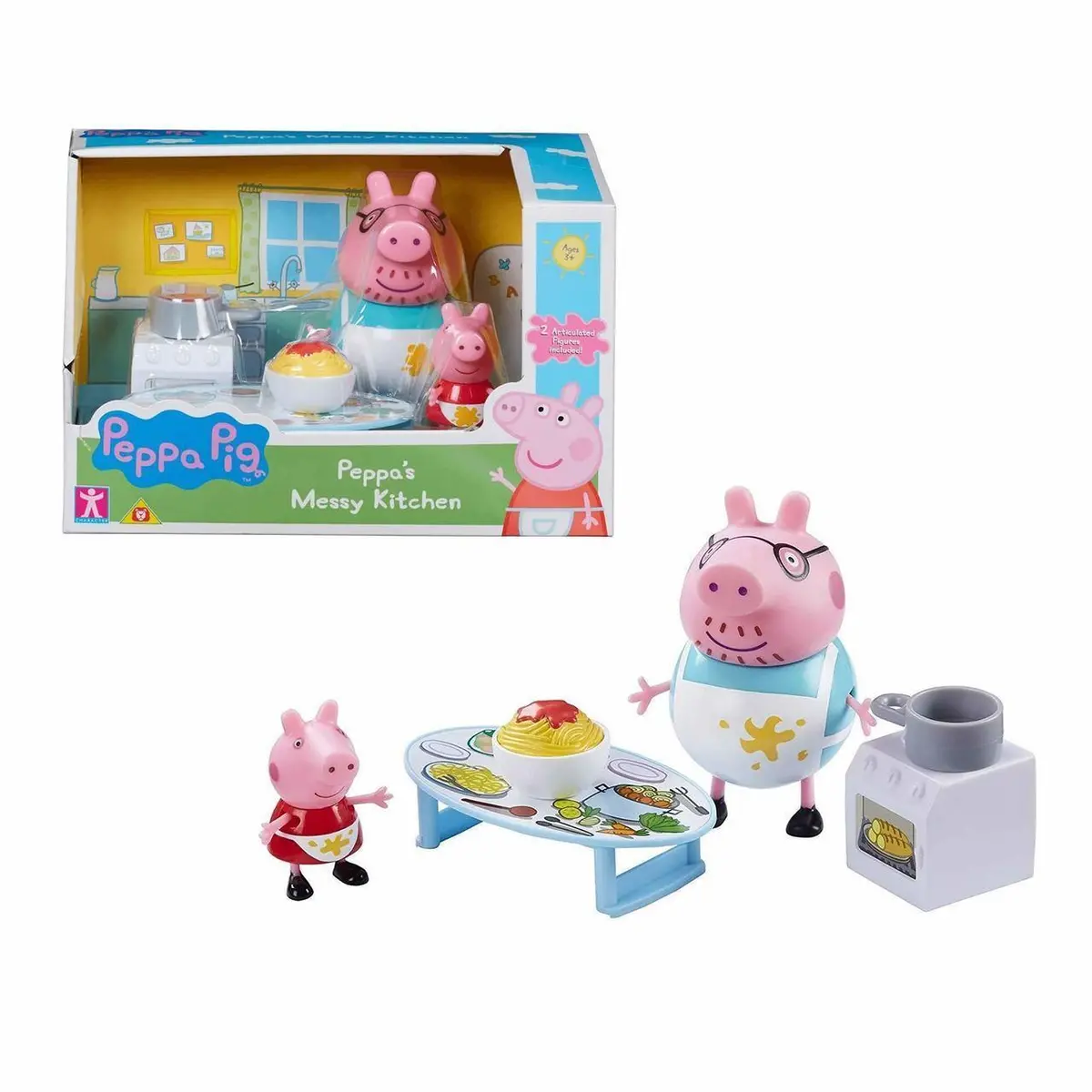 Peppa Pig - Peppa's Messy Kitchen Playset 1