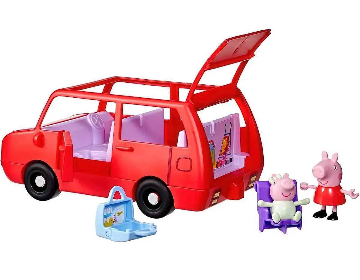 Peppa Pig Peppas Large Family Car Playset - Red 1