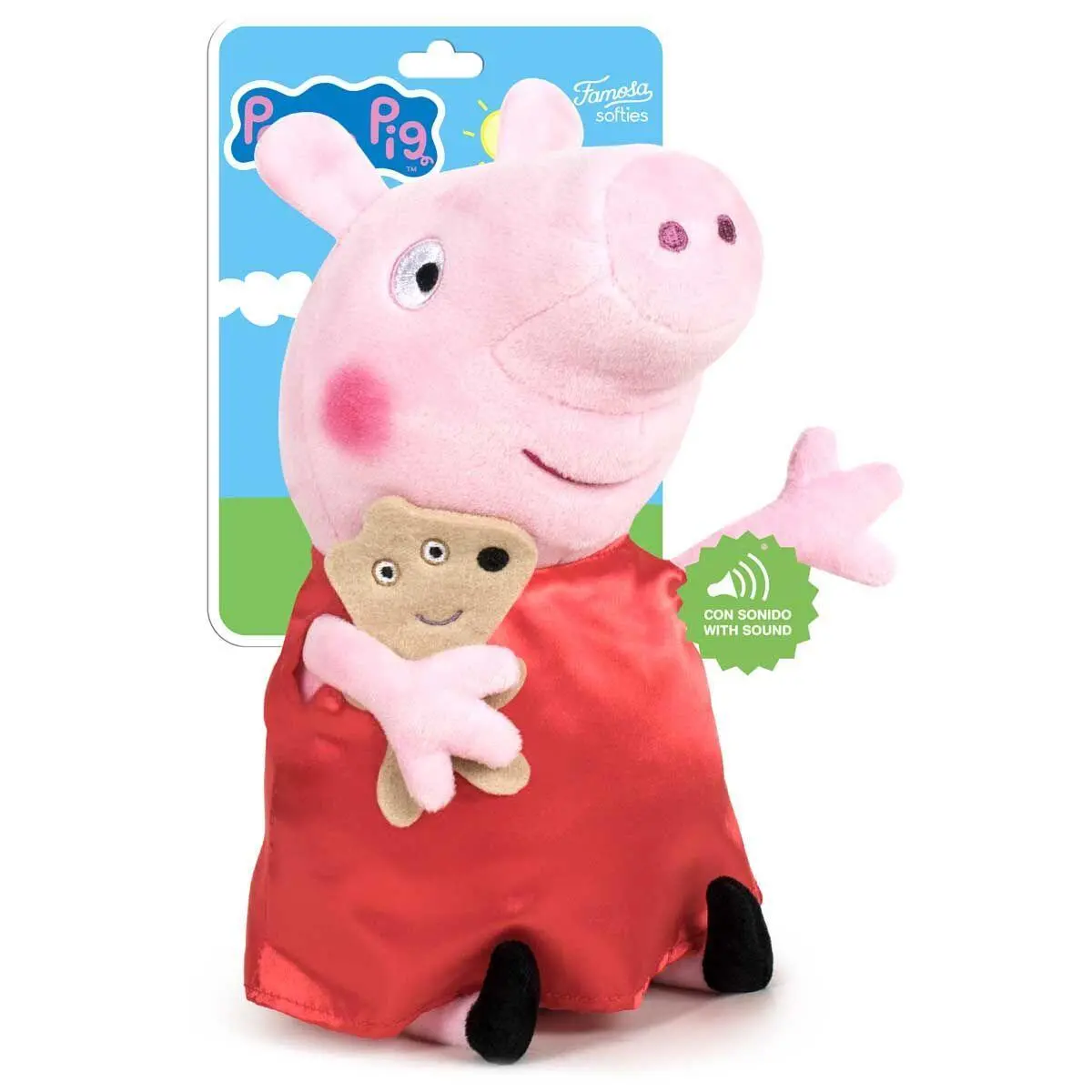 Peppa Pig Plush Toy With Sound 31Cm 1