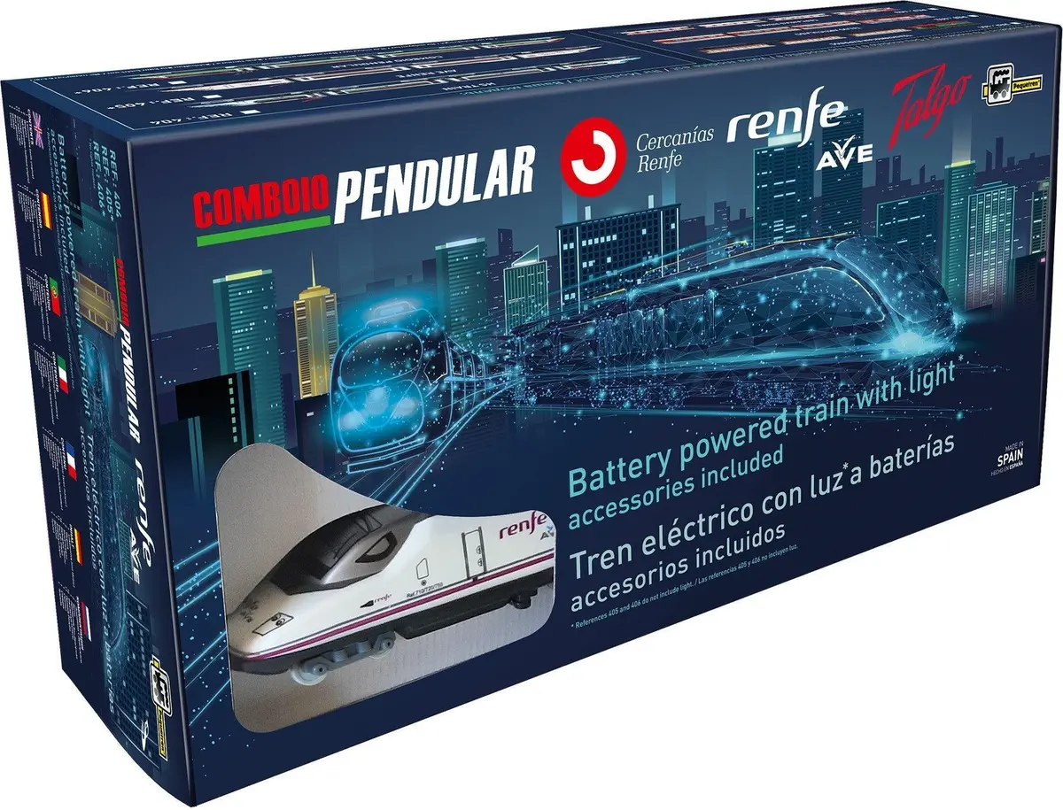 Pequetren 405 Renfe Ave Train Set 1