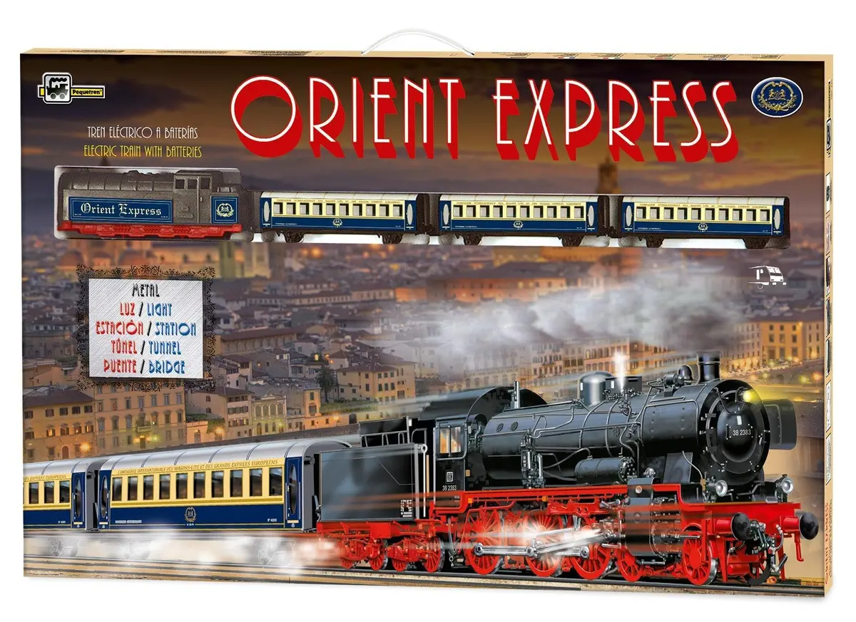 Pequetren 440 Deluxe Orient Express Metallic Train Set 1