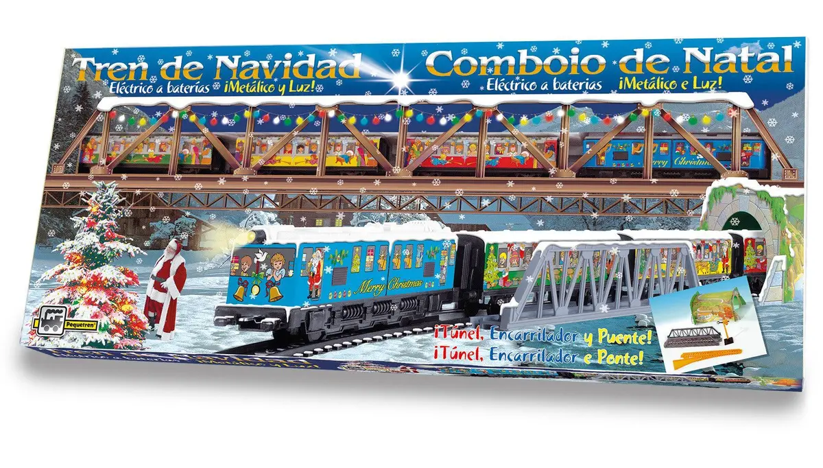Pequetren 500 Christmas Metallic Train Set 1