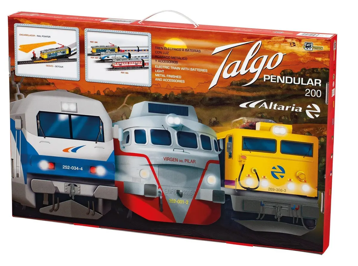 Pequetren 506 Talgo Pendular 200 Metallic Train Set 1