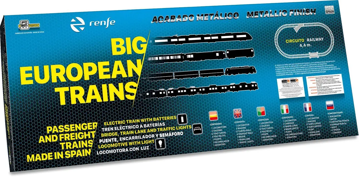 Pequetren 525 Large European Passenger Train Set 1