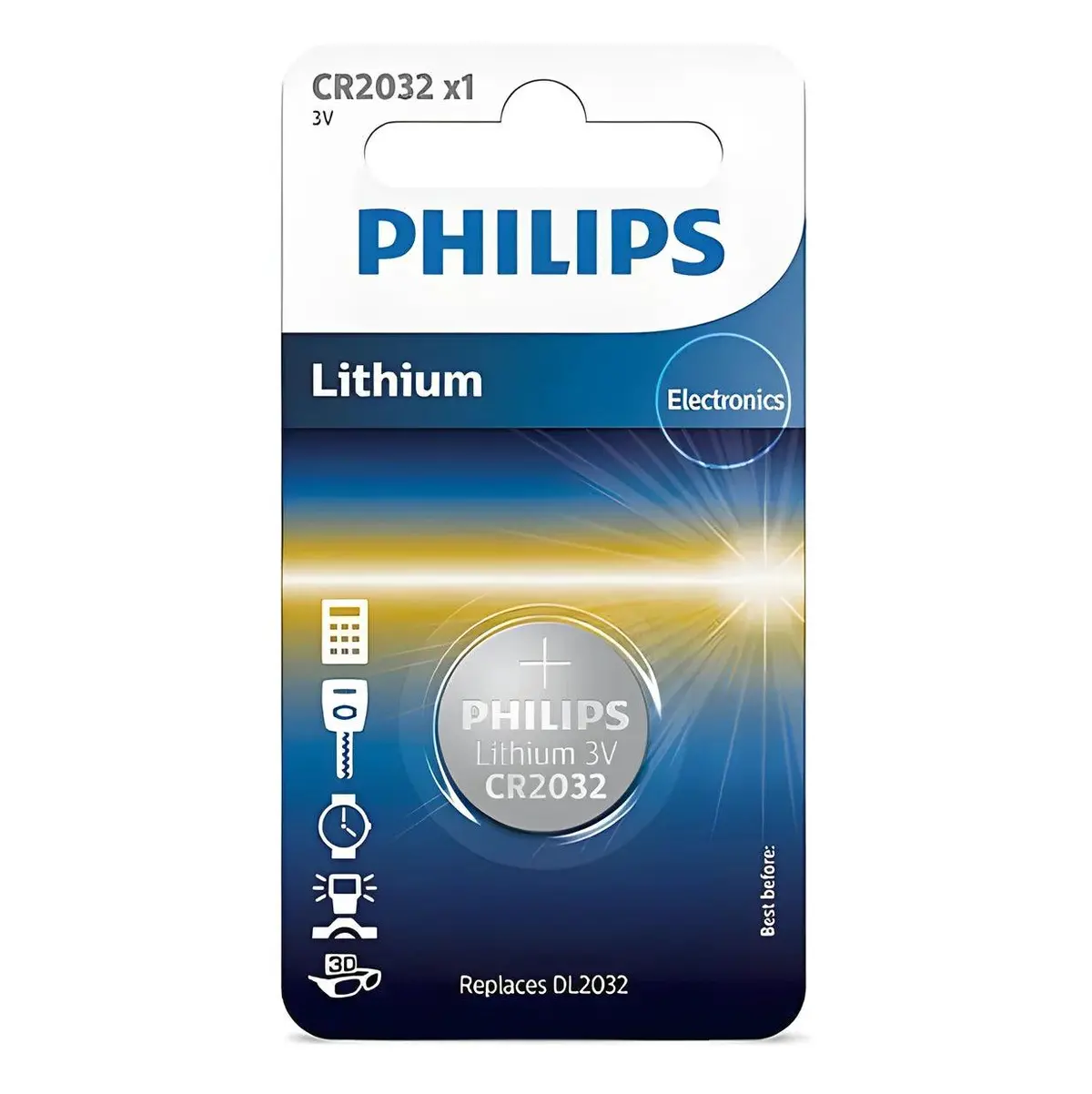 Philips Lithium 3V Button Cell Battery Cr1616 Batteries 1