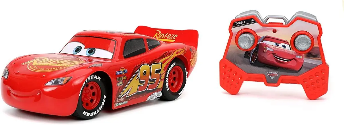 Pixar Cars Lightning Mcqueen Rc Remote Control Car 1