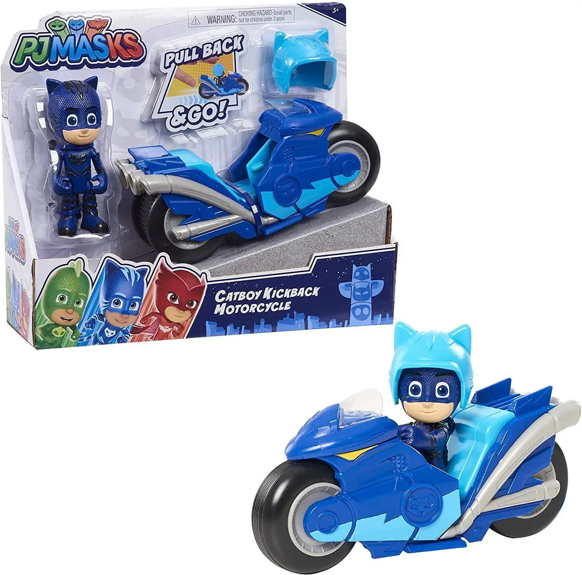 Pj Masks Kickback Motorcycles-Catboy 2 Piece Figure Set 1