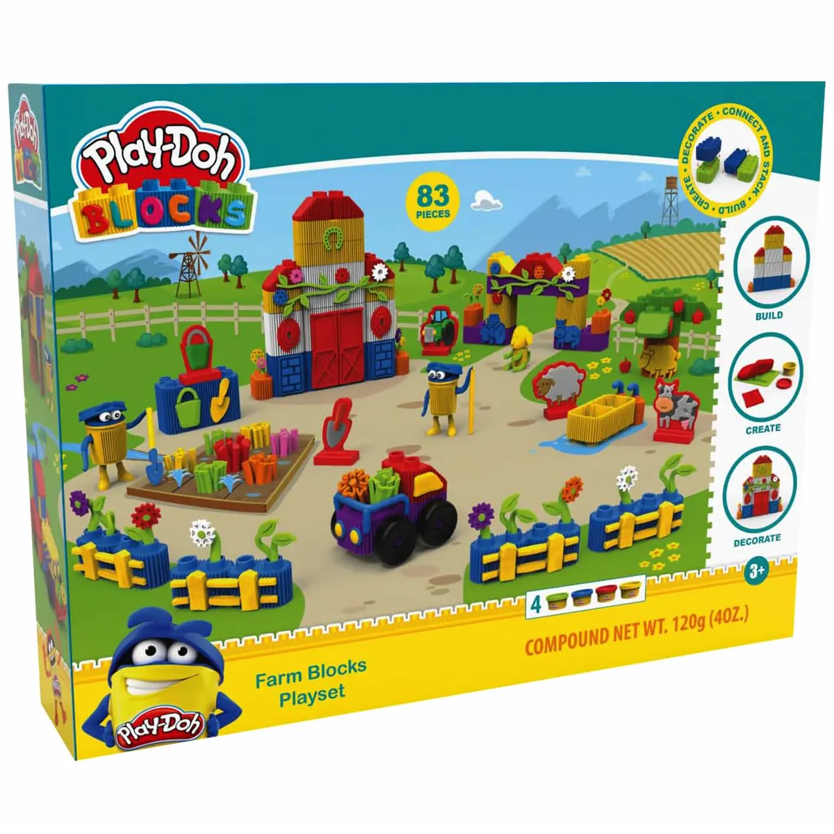 Play-Doh Blocks Farm Blocks Playset 1
