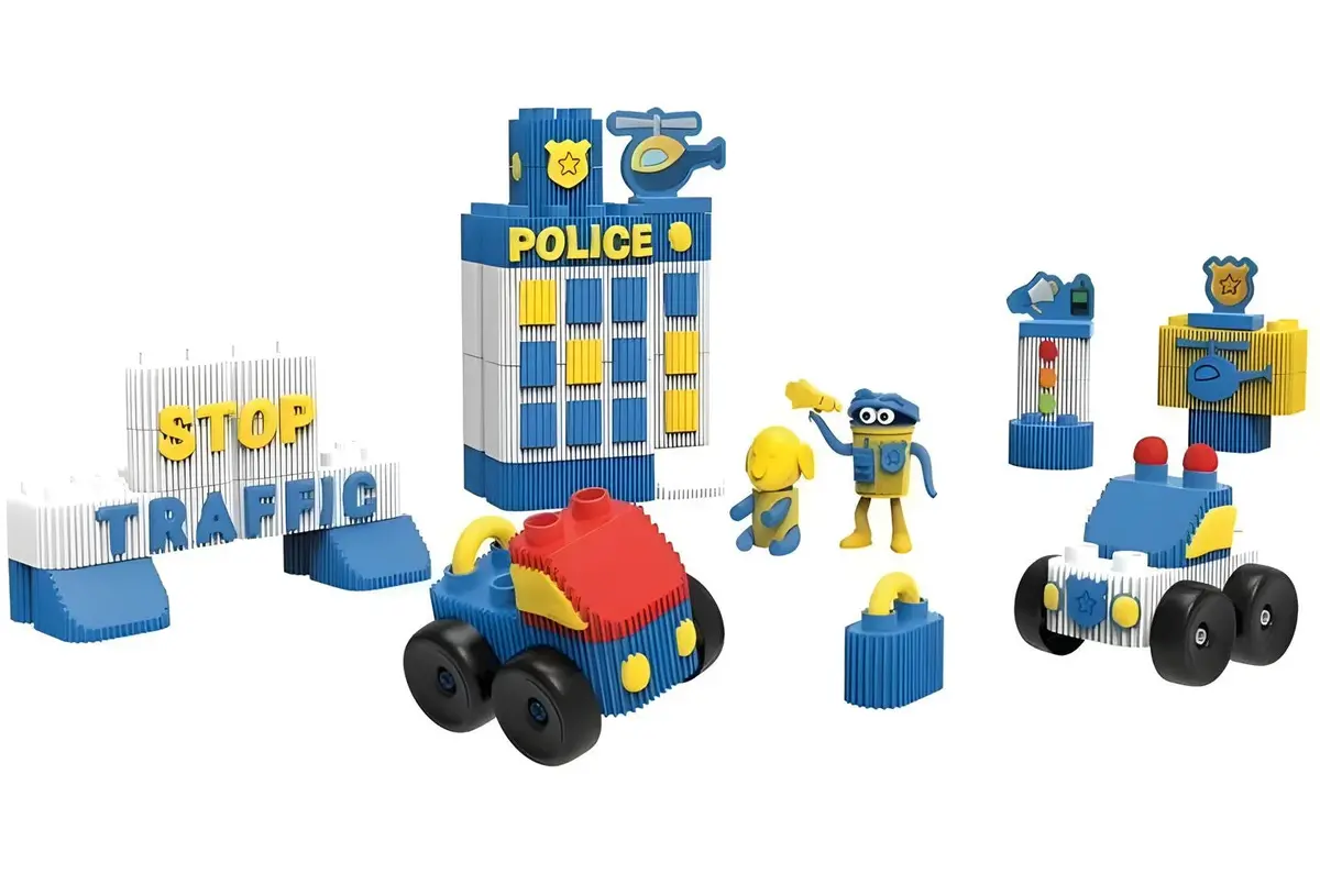 Play-Doh Blocks Police Car Set 2