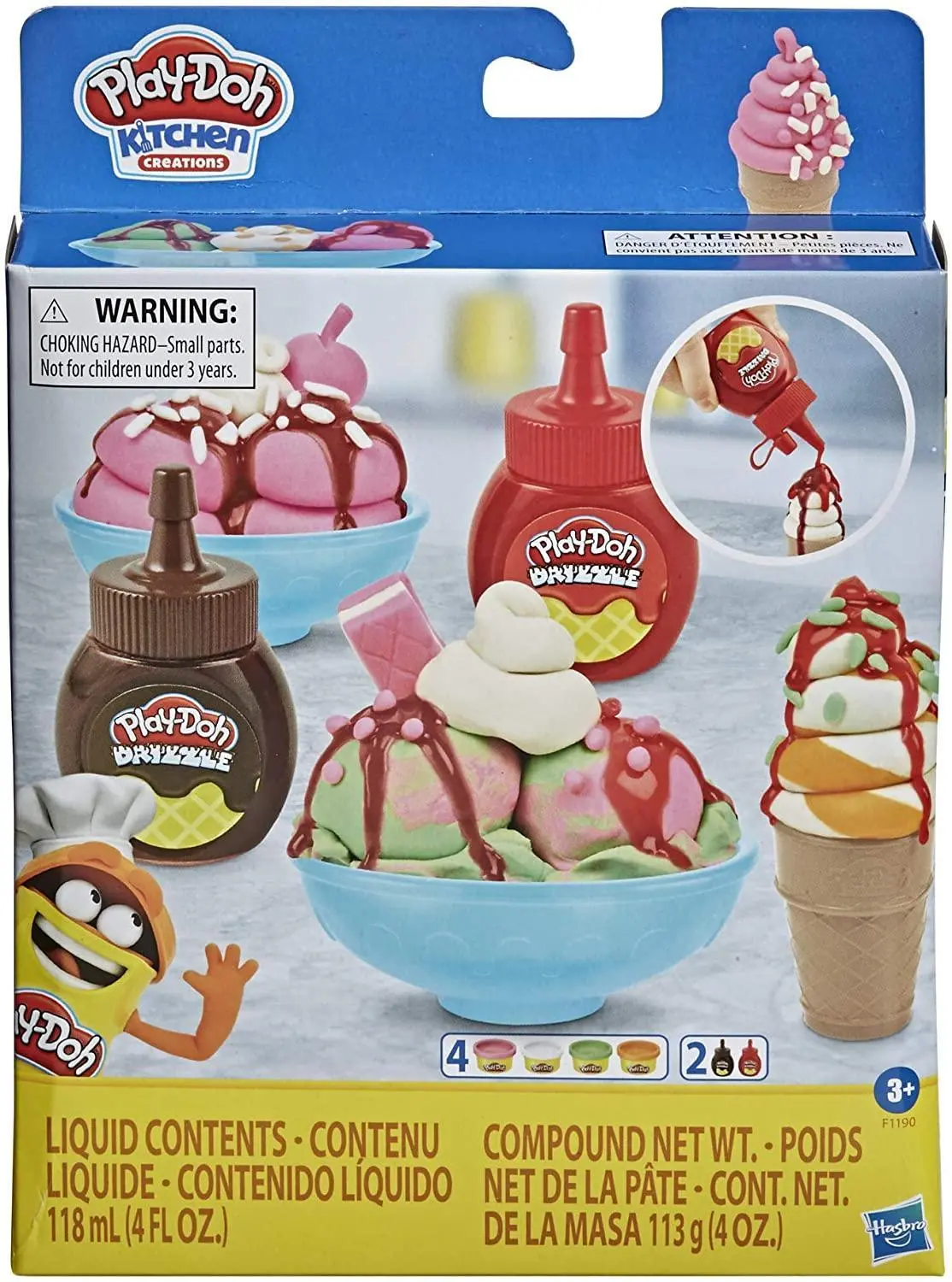 Play-Doh Double Drizzle Ice Cream Playset 1