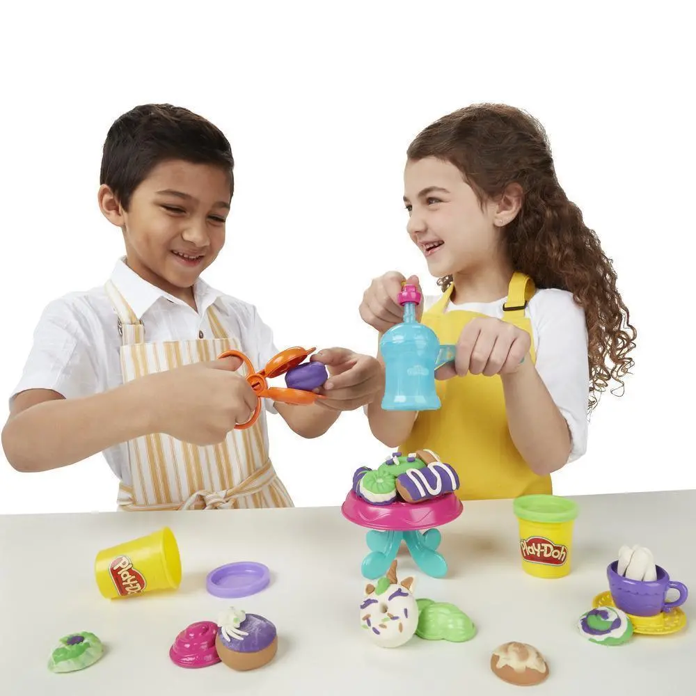 Play-Doh Kitchen Creations Delightful Donuts Set With 4 Colours 1