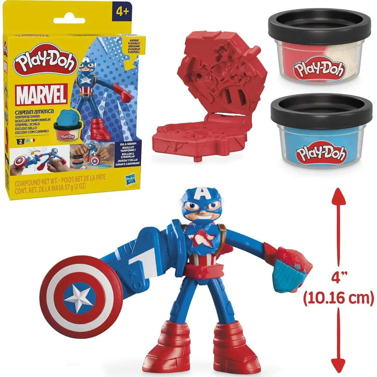 Play-Doh Marvel Captain America Stamping Shield 2